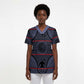Lesotho Seanamarena Scrub Top Basotho Traditional Blanket Style - Serenity - African Pride