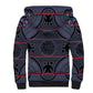 Basotho Blanket Sherpa Hoodie Lesotho Seanamarena Heritage - Serenity - African Pride