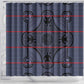 Basotho Blanket Shower Curtain Lesotho Seanamarena Heritage - Serenity - African Pride