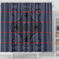 Basotho Blanket Shower Curtain Lesotho Seanamarena Heritage - Serenity - African Pride