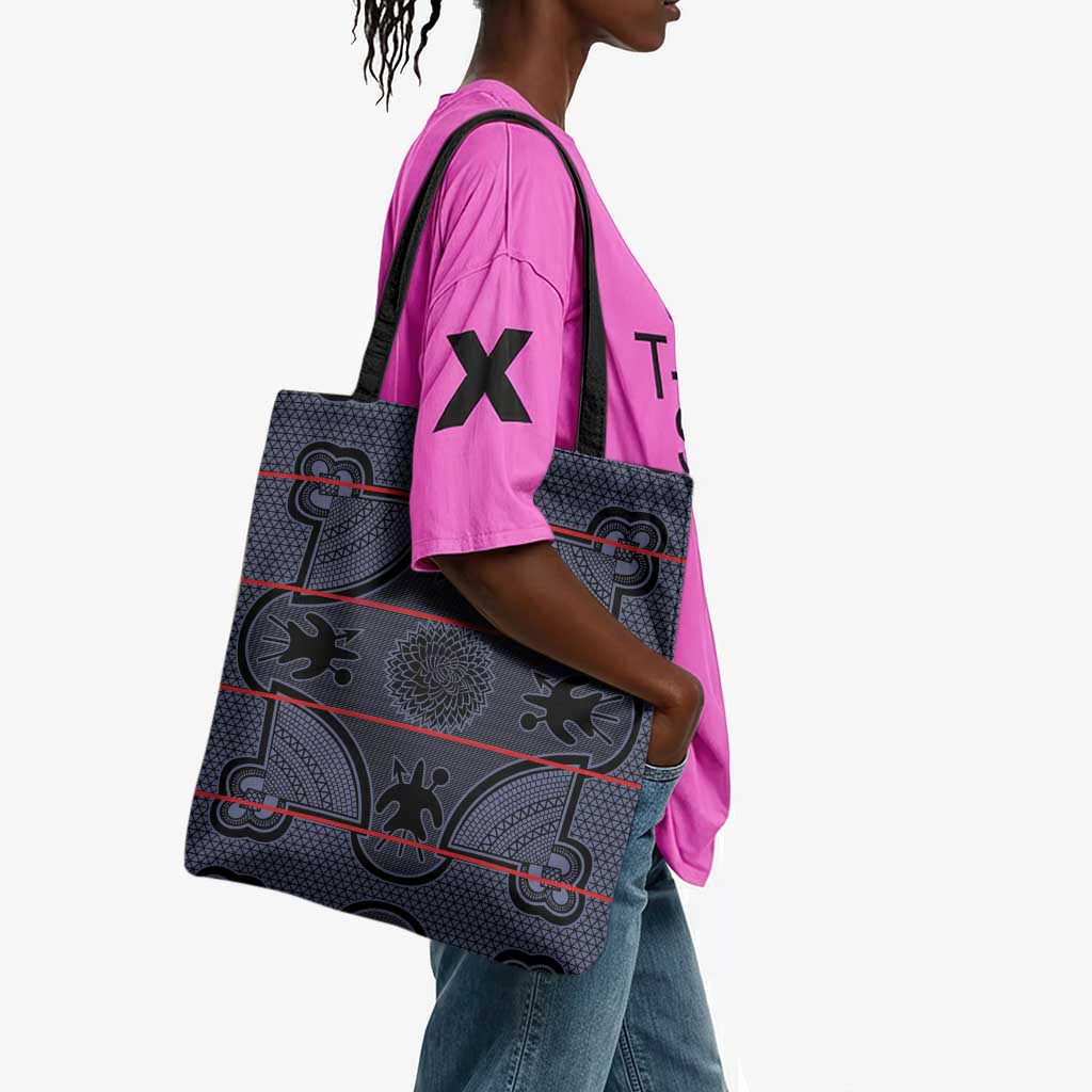 Lesotho Seanamarena Tote Bag Basotho Traditional Blanket Style - Serenity