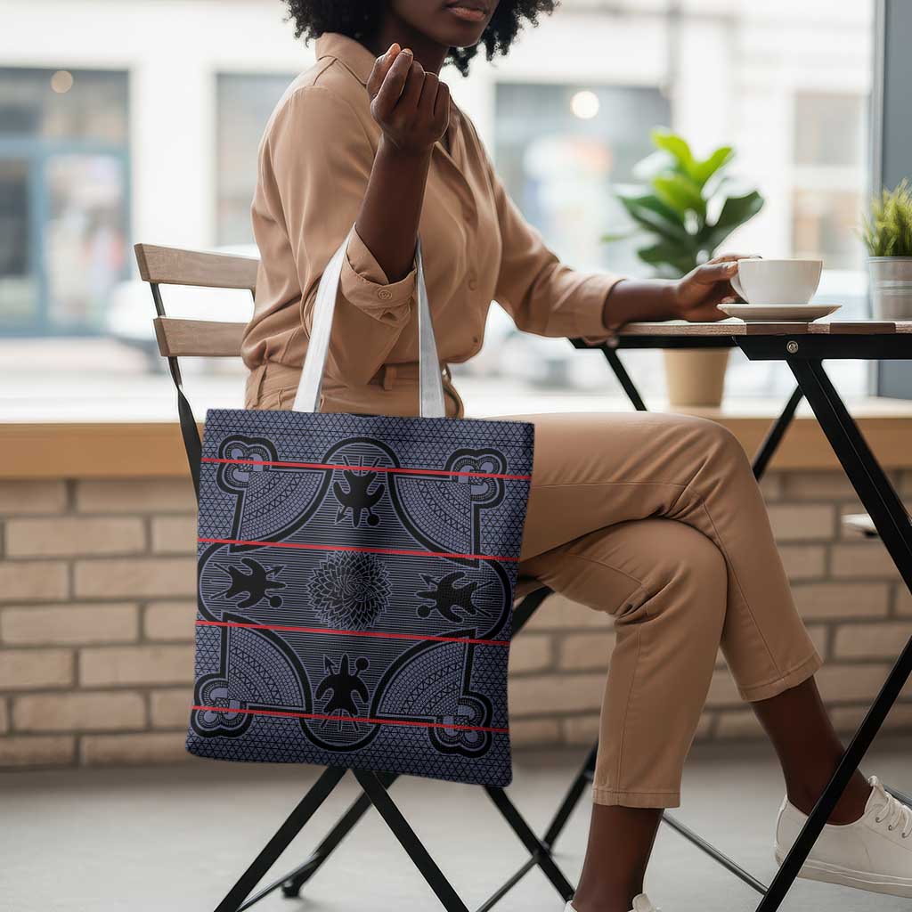 Lesotho Seanamarena Tote Bag Basotho Traditional Blanket Style - Serenity
