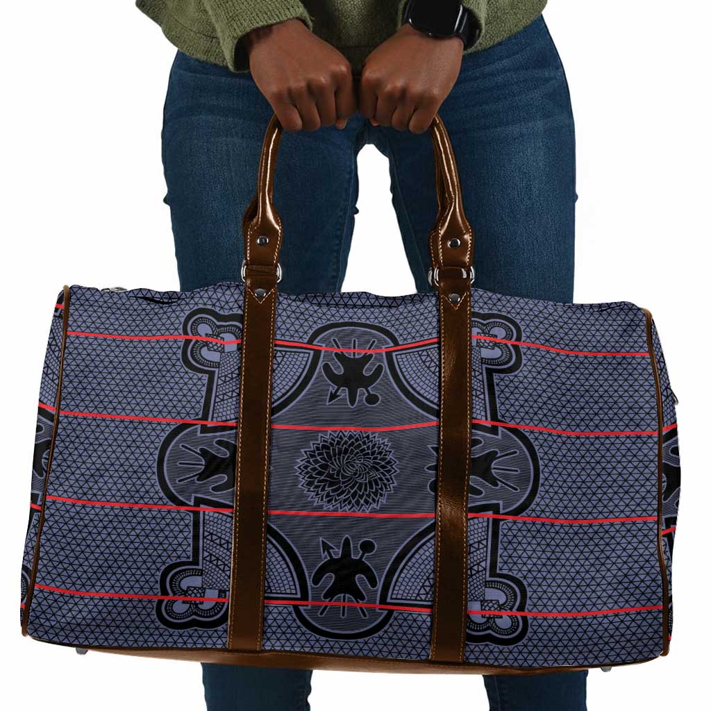 Lesotho Seanamarena Travel Bag Basotho Traditional Blanket Style - Serenity