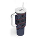 Basotho Blanket Tumbler With Handle Lesotho Seanamarena Heritage - Serenity - African Pride