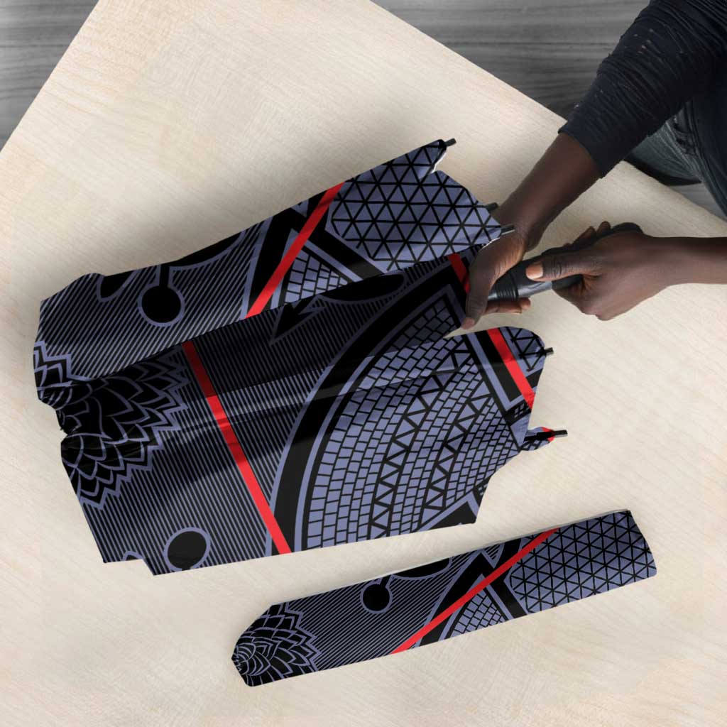 Lesotho Seanamarena Umbrella Basotho Traditional Blanket Style - Serenity