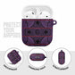 Lesotho Seanamarena AirPods Case Basotho Traditional Blanket Style - Violet