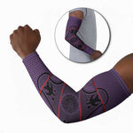 Lesotho Seanamarena Arm Sleeves Basotho Traditional Blanket Style - Violet