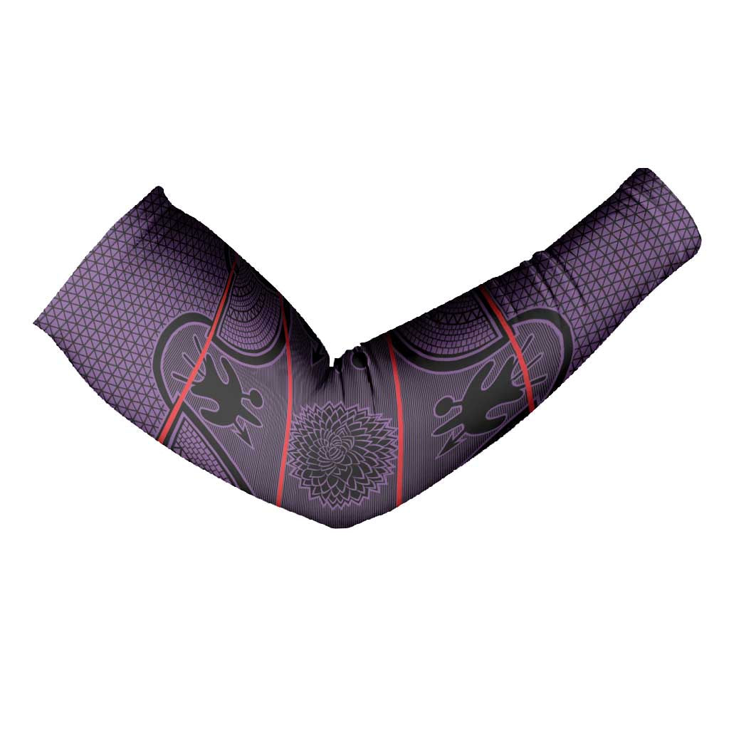 Lesotho Seanamarena Arm Sleeves Basotho Traditional Blanket Style - Violet