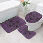 Lesotho Seanamarena Bathroom Set Basotho Traditional Blanket Style - Violet