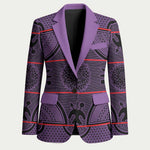 Lesotho Seanamarena Blazer Basotho Traditional Blanket Style - Violet