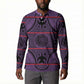 Lesotho Seanamarena Button Sweatshirt Basotho Traditional Blanket Style - Violet