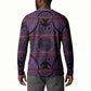Lesotho Seanamarena Button Sweatshirt Basotho Traditional Blanket Style - Violet