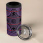 Basotho Blanket 4 in 1 Can Cooler Tumbler Lesotho Seanamarena Heritage - Violet - African Pride