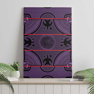 Basotho Blanket Canvas Wall Art Lesotho Seanamarena Heritage - Violet - African Pride