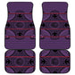 Basotho Blanket Car Mats Lesotho Seanamarena Heritage - Violet - African Pride