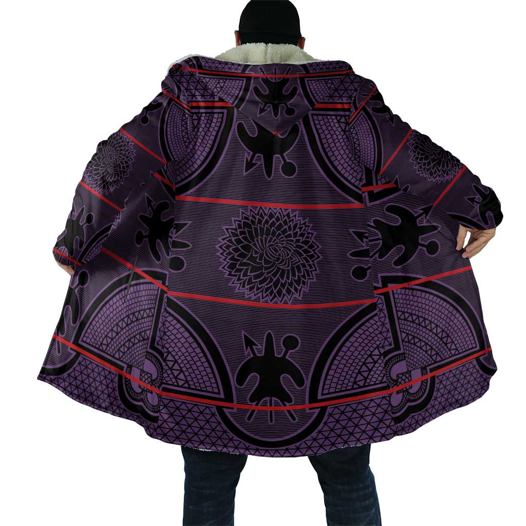 Lesotho Seanamarena Cloak Basotho Traditional Blanket Style - Violet