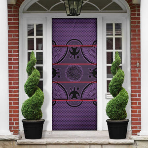 Lesotho Seanamarena Door Cover Basotho Traditional Blanket Style - Violet