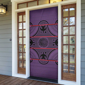 Lesotho Seanamarena Door Cover Basotho Traditional Blanket Style - Violet