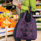 Basotho Blanket Grocery Bag Lesotho Seanamarena Heritage - Violet - African Pride