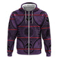 Basotho Blanket Hoodie Lesotho Seanamarena Heritage - Violet - African Pride