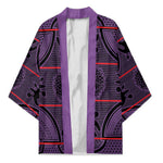 Lesotho Seanamarena Kimono Basotho Traditional Blanket Style - Violet