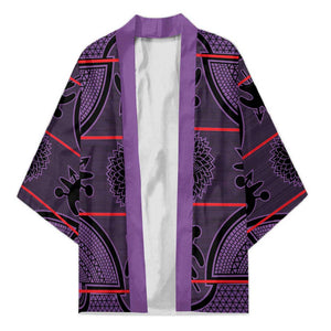 Lesotho Seanamarena Kimono Basotho Traditional Blanket Style - Violet