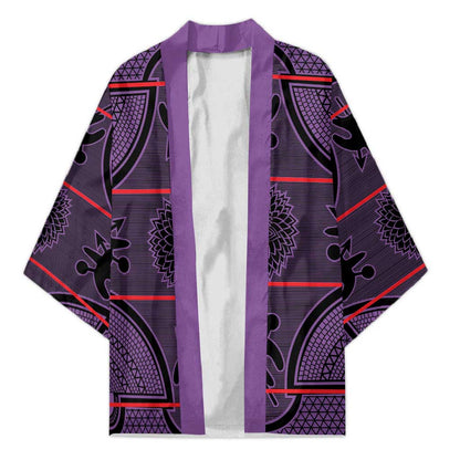Lesotho Seanamarena Kimono Basotho Traditional Blanket Style - Violet