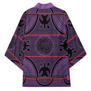 Lesotho Seanamarena Kimono Basotho Traditional Blanket Style - Violet