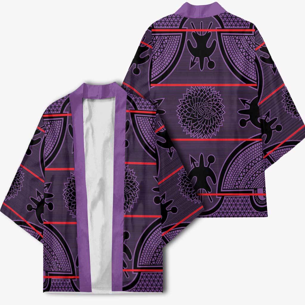 Lesotho Seanamarena Kimono Basotho Traditional Blanket Style - Violet