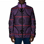 Lesotho Seanamarena Padded Jacket Basotho Traditional Blanket Style - Violet