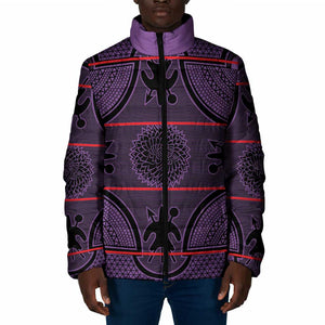 Lesotho Seanamarena Padded Jacket Basotho Traditional Blanket Style - Violet