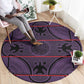 Basotho Blanket Round Carpet Lesotho Seanamarena Heritage - Violet - African Pride