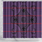 Basotho Blanket Shower Curtain Lesotho Seanamarena Heritage - Violet - African Pride