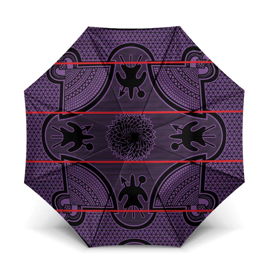 Lesotho Seanamarena Umbrella Basotho Traditional Blanket Style - Violet