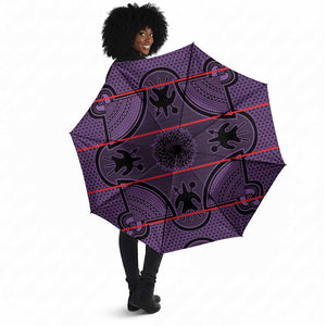 Lesotho Seanamarena Umbrella Basotho Traditional Blanket Style - Violet