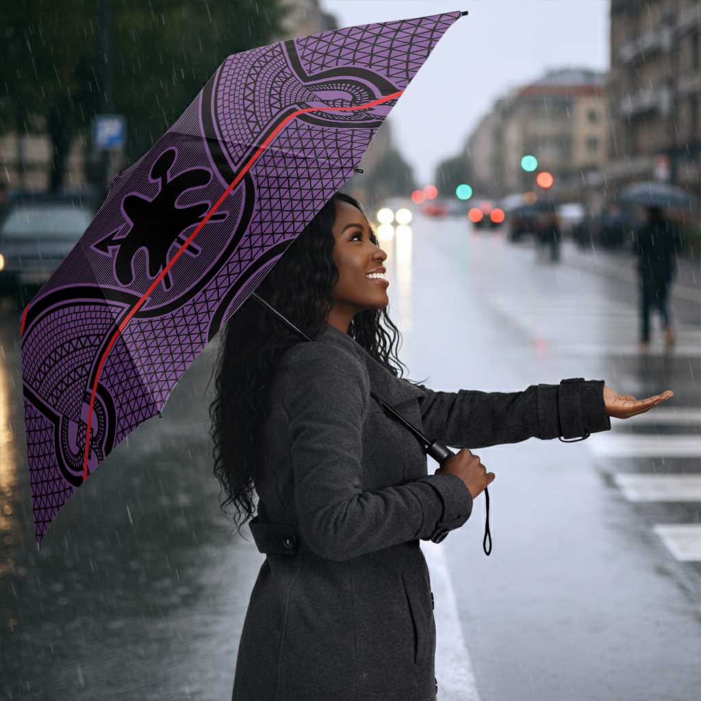 Lesotho Seanamarena Umbrella Basotho Traditional Blanket Style - Violet