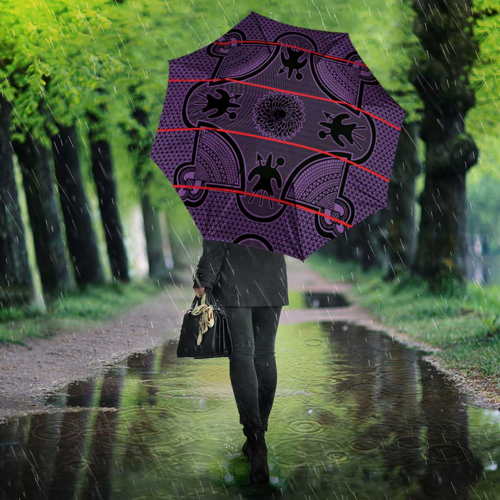 Lesotho Seanamarena Umbrella Basotho Traditional Blanket Style - Violet