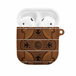 Lesotho Seanamarena AirPods Case Basotho Traditional Blanket Style - Orange