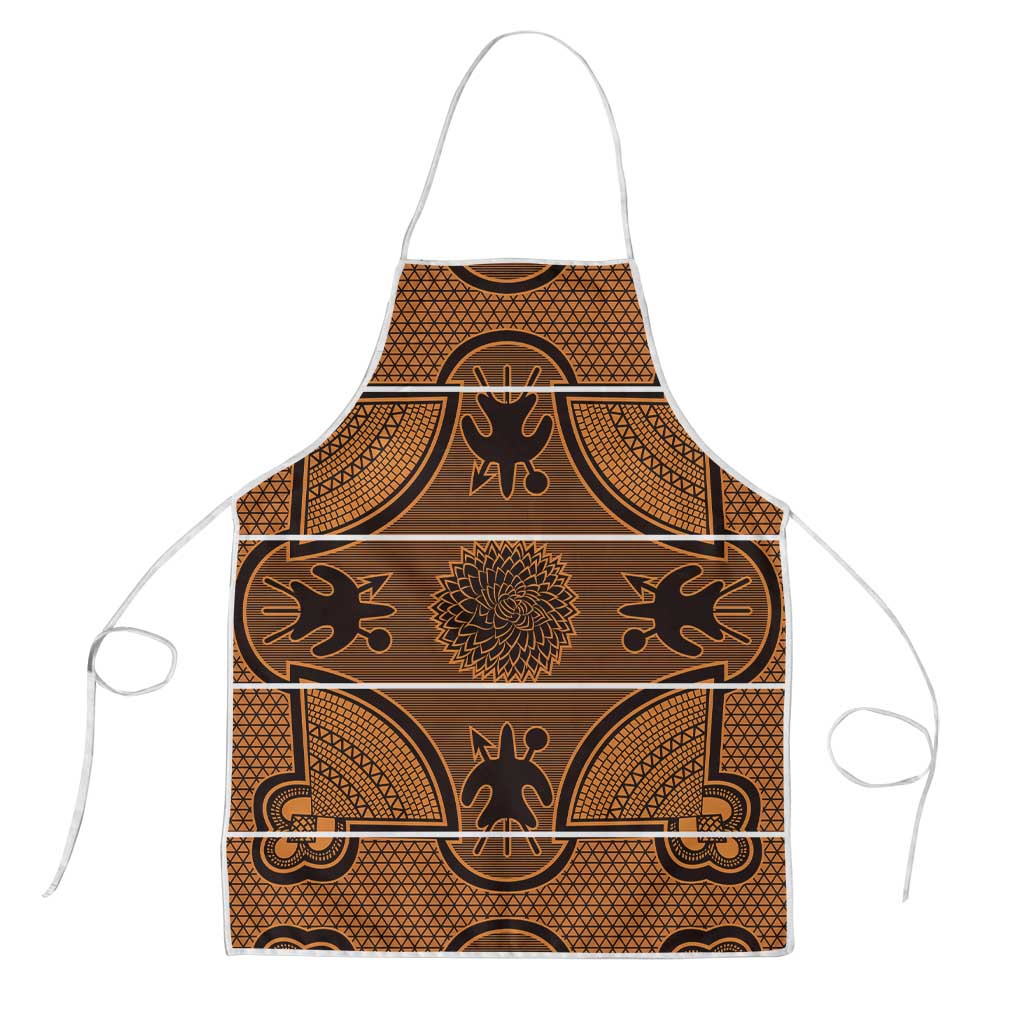 Lesotho Seanamarena Apron Basotho Traditional Blanket Style - Orange