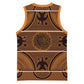 Basotho Blanket Basketball Jersey Lesotho Seanamarena Heritage - Orange LT15