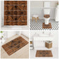 Lesotho Seanamarena Bathroom Set Basotho Traditional Blanket Style - Orange
