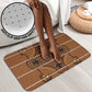 Lesotho Seanamarena Bathroom Set Basotho Traditional Blanket Style - Orange
