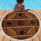 Basotho Blanket Beach Blanket Lesotho Seanamarena Heritage - Orange - African Pride