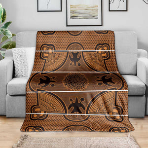 Basotho Blanket Blanket Lesotho Seanamarena Heritage - Orange - African Pride