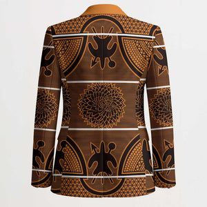 Lesotho Seanamarena Blazer Basotho Traditional Blanket Style - Orange