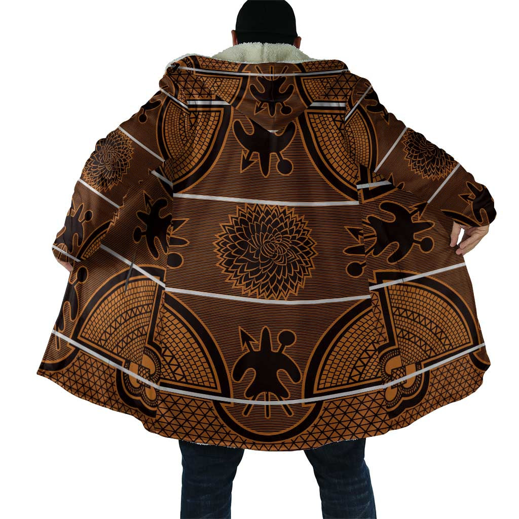 Lesotho Seanamarena Cloak Basotho Traditional Blanket Style - Orange