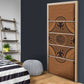Lesotho Seanamarena Door Cover Basotho Traditional Blanket Style - Orange