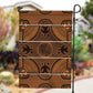 Basotho Blanket Garden Flag Lesotho Seanamarena Heritage - Orange - African Pride