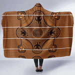 Basotho Blanket Hooded Blanket Lesotho Seanamarena Heritage - Orange - African Pride