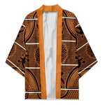 Lesotho Seanamarena Kimono Basotho Traditional Blanket Style - Orange